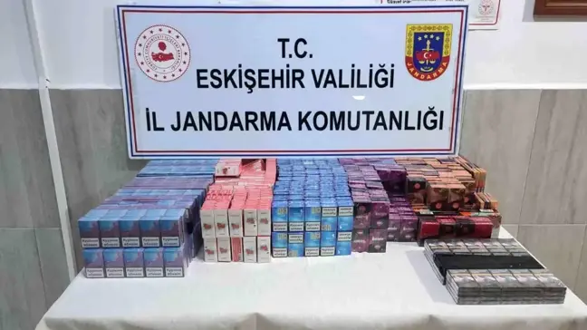 Eskişehir'de Kaçak Sigara Operasyonu: 1 Gözaltı