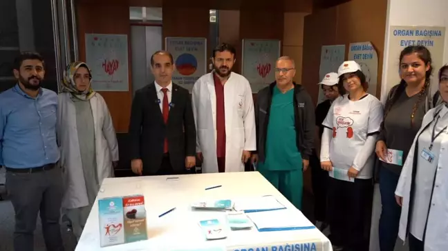 Adıyaman'da Organ Bağışı Haftası Standı Açıldı