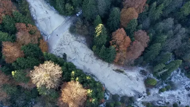 Giresun'un Dereli İlçesinde Güz Renkleri Büyülüyor