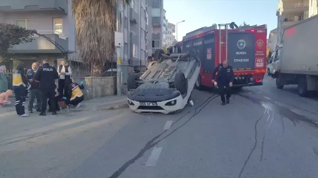 Mudanya'da Trafik Kazası: 1 Yaralı