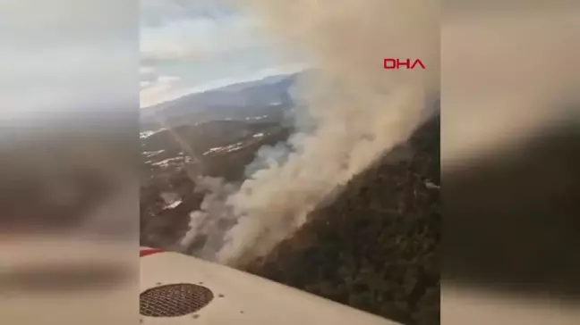 Antalya'nın Kumluca İlçesinde Orman Yangını Çıktı