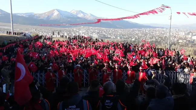 Erzurum'da Aziziye Tabyaları'nın geri alınışının 147. yıl dönümü kutlandı