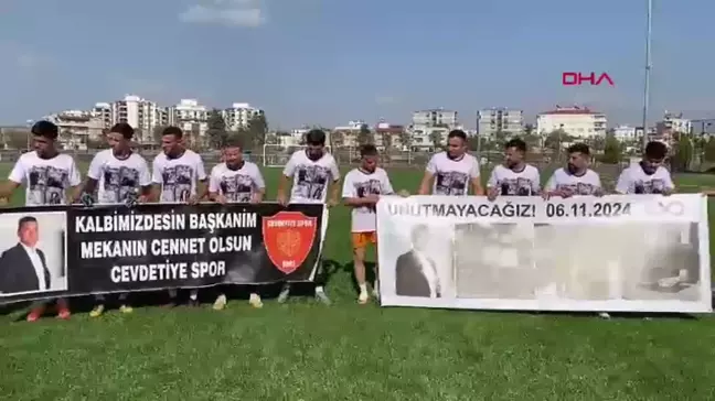 Cevdetiyespor, Trafik Kazasında Hayatını Kaybeden Başkanını Unutmadı