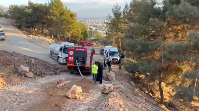 Adıyaman'da Orman Yangını Korku Verdi