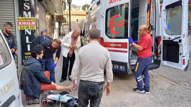 Aydın'da Otomobil ve Motosiklet Çarpıştı: 1 Yaralı