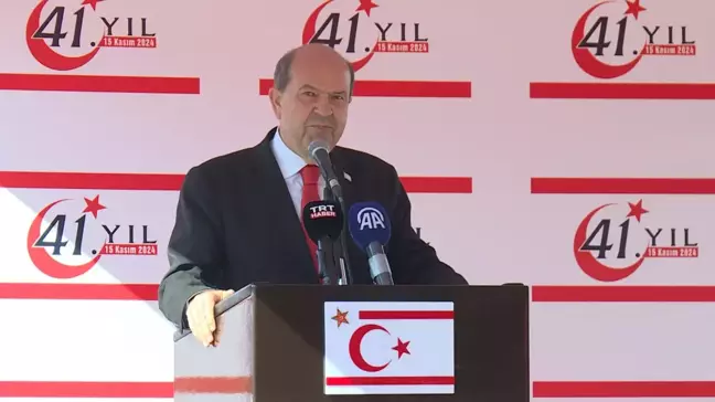 Cumhurbaşkanı Tatar: 'Haklı davamızdan vazgeçmeyeceğiz'