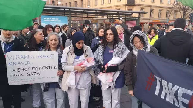 İsveç'te İsrail Protesto Edildi