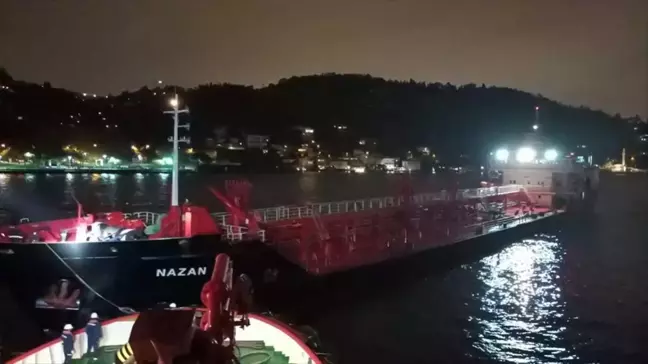 İstanbul Boğazı'nda Tanker Arızası nedeniyle Gemi Trafiği Askıya Alındı