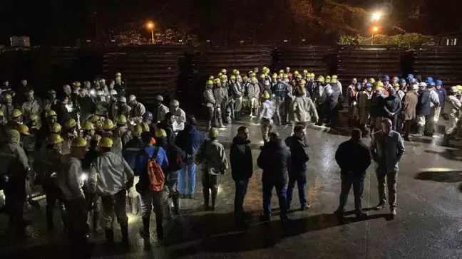 Zonguldak'ta TTK Yangın Tatbikatı Gerçekleştirildi