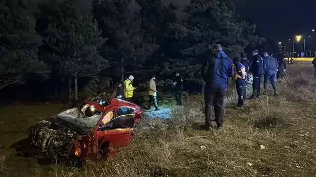 Erzurum'da Takla Atan Otomobilde 1 Kişi Hayatını Kaybetti