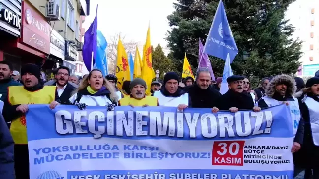 Eskişehir'de Emekçilerden 