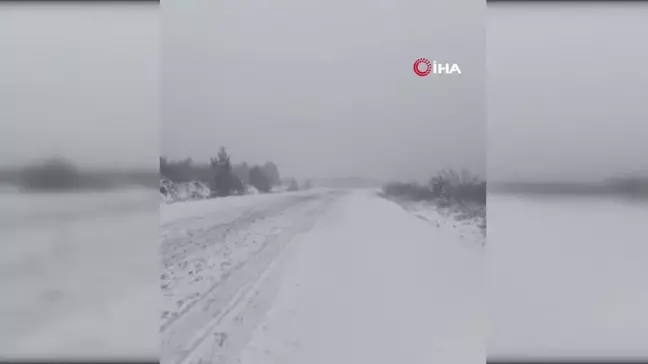 Hatay'ın Yüksek Kesimleri Karla Kaplandı