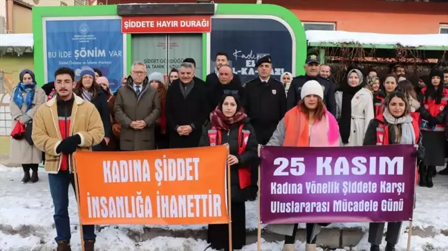 Yozgat'ta Kadına Şiddete Hayır Durağı Açıldı