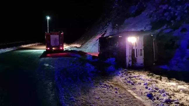 Çorum'da Gizli Buzlanma Trafik Kazasına Neden Oldu