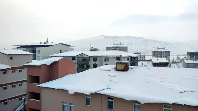 Erzurum'da Yoğun Kar Yağışı Hayatı Felç Etti