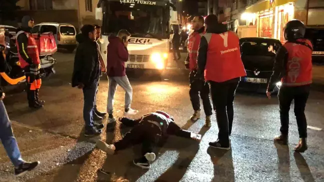 Tekirdağ'da Ehliyetsiz Sürücü ile Motosiklet Çarpıştı: 1 Yaralı