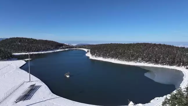 Topuk Yaylası Kış Beyazına Büründü