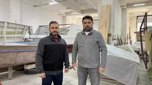 Trabzon'da Genç Girişimcilerden Fiberglass Yat Üretimi