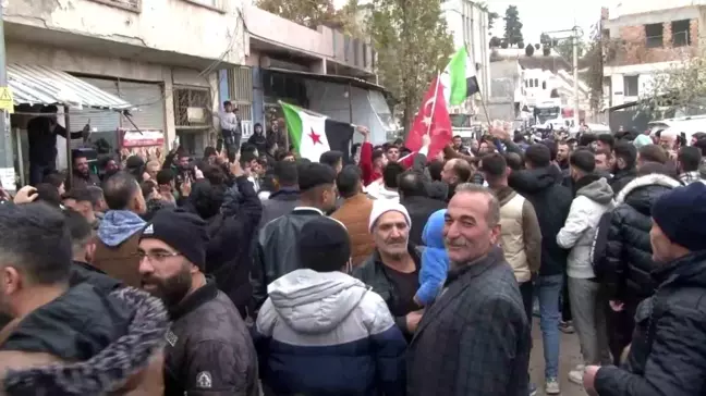 Adıyaman'da Suriyeliler kutlama yaptı