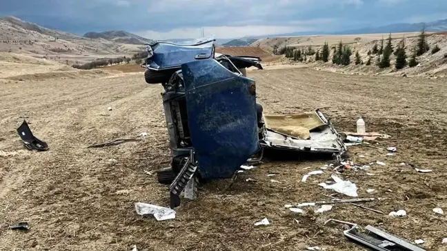 Kırıkkale'de Yağış Sonrası Kazada Sürücü Ağır Yaralandı