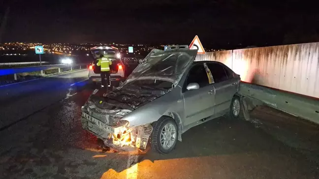 Bafra'da Trafik Kazası: 1 Yaralı