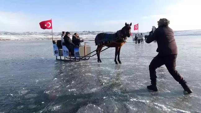 Çıldır Gölü'nde Kış Eğlencesi: Atlı Kızaklarla Unutulmaz Anlar