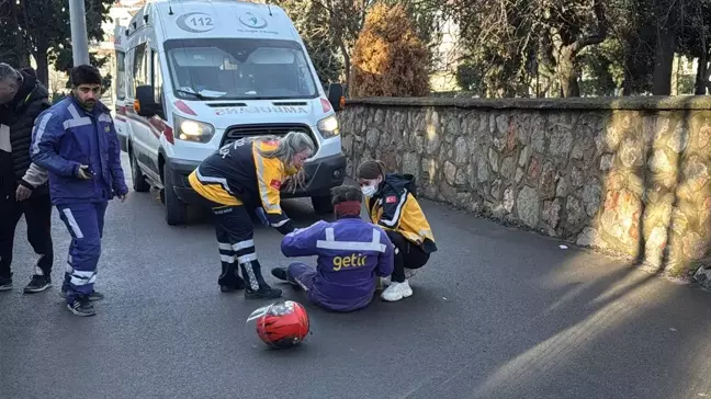 Kocaeli'de Motosiklet Kaza Yaptı: Sürücü Yaralandı