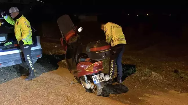 Bursa'da Çalıntı Motosikletle Yakalanan Sürücüye 39 Bin TL Ceza