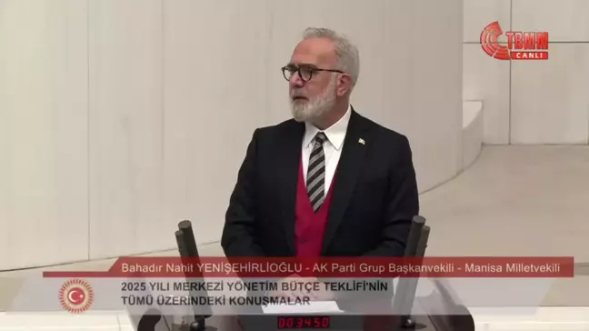 TBMM Genel Kurulu... Bahadır Yenişehirlioğlu: Uluslararası Hukuku, İnsan Hak ve Hürriyetlerini En Güçlü Savunan Ülke Türkiye'dir