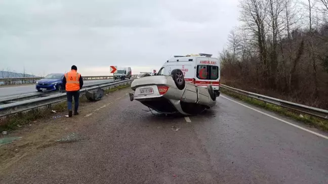 Zonguldak'ta Trafik Kazası: 3 Yaralı