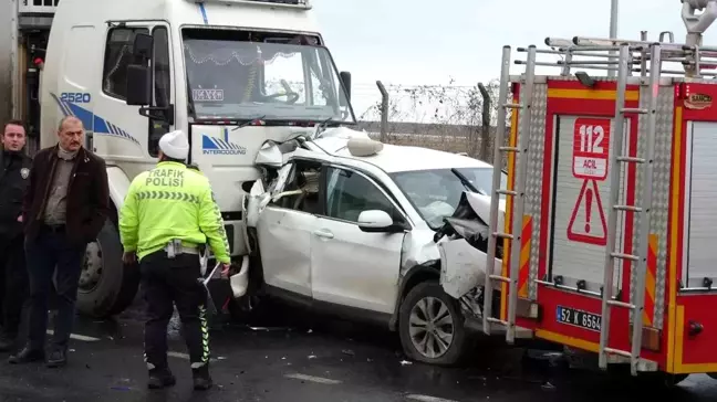 Ordu'da Zincirleme Trafik Kazasında 6 Yaralı