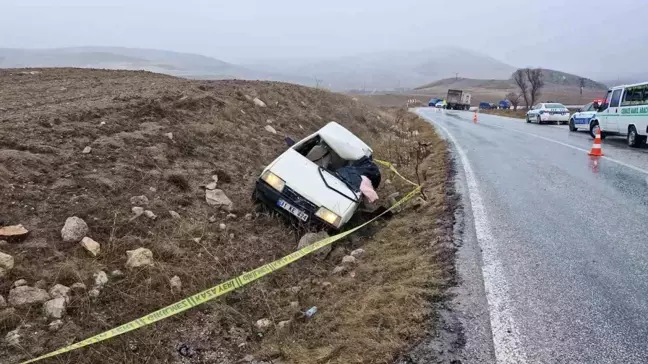 Çorum'da Kaza: 1 Ölü, 1 Yaralı