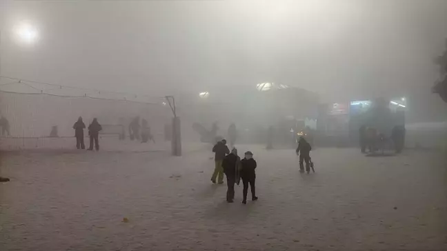 Erciyes Kayak Merkezi'nde Yeni Yıl Etkinliği Yoğun İlgi Gördü