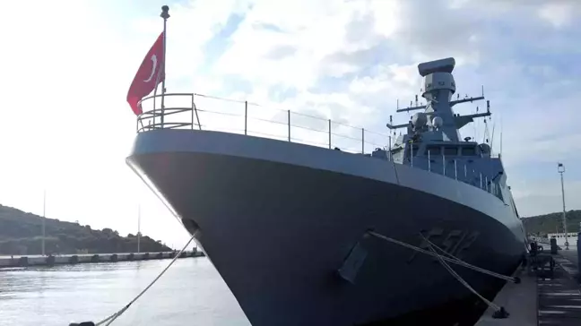 TCG Büyükada Korveti Yeni Yılda Görev Başında