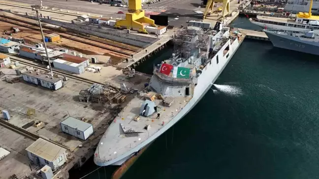 İstanbul'da Pakistan Deniz Kuvvetleri için Milli Gemi Üretimi Devam Ediyor