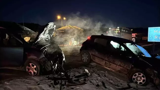 Küre'de Kafa Kafaya Çarpışma: 6 Yaralı