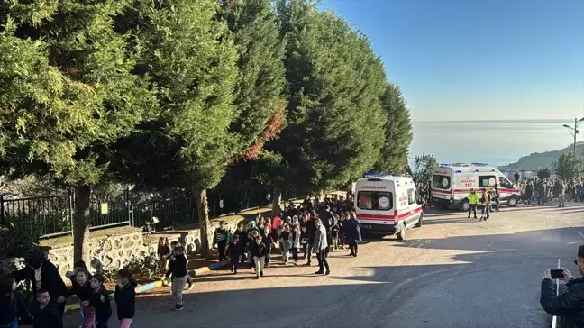 Samsun'da Okulda Yangın: Öğrenciler Tahliye Edildi