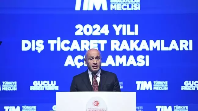 Ticaret Bakanı Bolat, 2024 yılı dış ticaret verilerinin açıklandığı programda konuştu Açıklaması