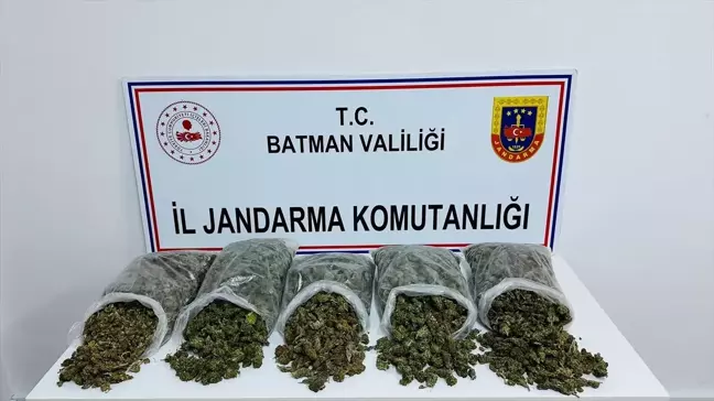 Batman'da 10 Kilo 250 Gram Uyuşturucu Ele Geçirildi