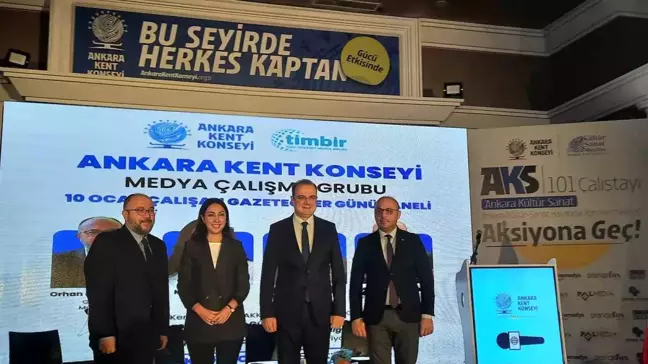 Ankara Kent Konseyi'nden 10 Ocak Çalışan Gazeteciler Günü Etkinliği