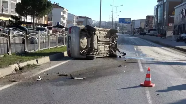 Samsun'da Trafik Kazası: 1 Yaralı