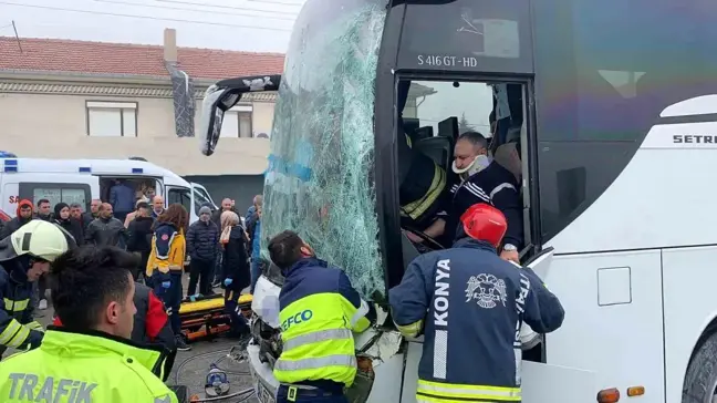 Konya'da Zincirleme Kaza: 5 Yaralı