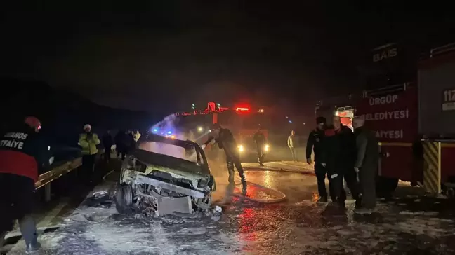 Nevşehir'de Motosiklet ile Otomobil Çarpıştı: 2 Yaralı