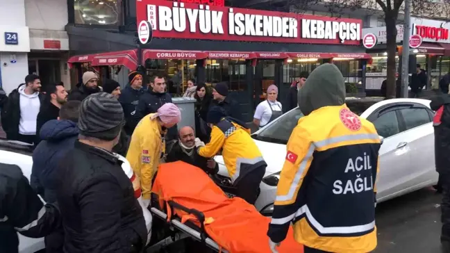 Çorlu'da Motosiklet Yaya Çarptı, Bir Kişi Yaralandı
