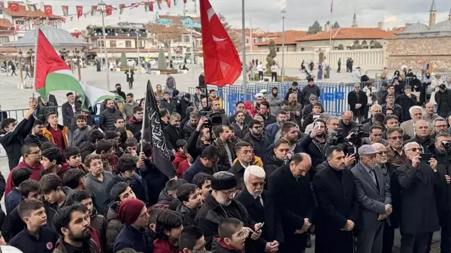 Konya'da İsrail-Hamas Ateşkes Anlaşması Kutlandı