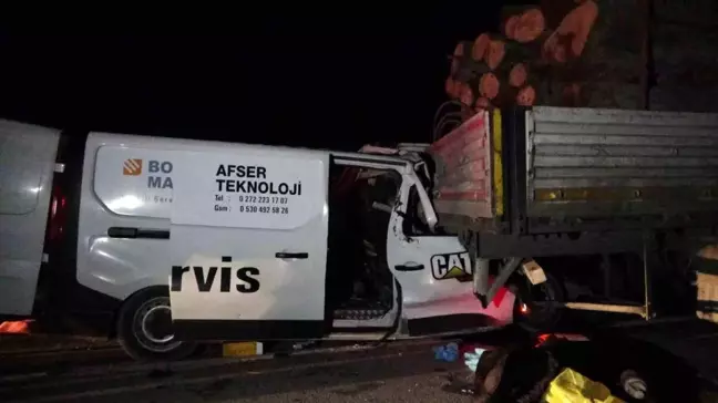 Kütahya'da Trafik Kazası: Bir Ölü, Bir Ağır Yaralı