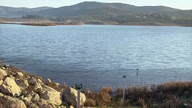 Bodrum'daki Barajlarda Su Seviyeleri Yükseldi