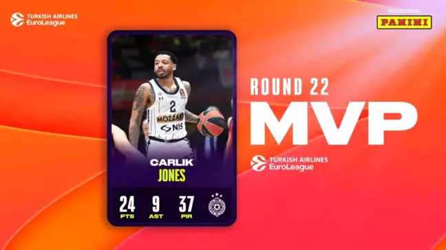 THY Euroleague'de Haftanın MVP'si Carlik Jones Oldu