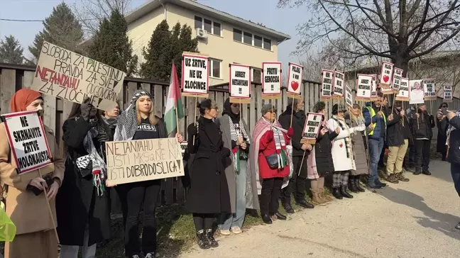 Saraybosna'da Netanyahu Protestosu: UCM'nin Kararına Saygı Çağrısı