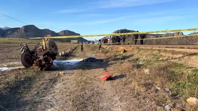 Burdur'da Traktör Devrildi, Sürücü Hayatını Kaybetti